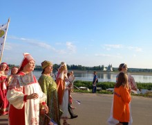 Делегация Вышнего Волочка приняла участие в театрализованном шествии на торжественном открытии XI Русских Ганзейских дней