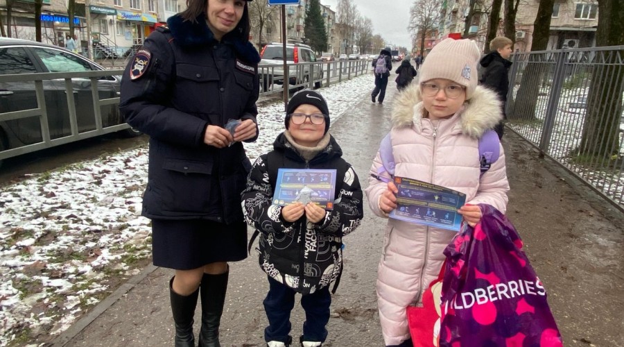 Вышневолоцкая Госавтоинспекция провела акцию Засветись - будь заметен на дороге!