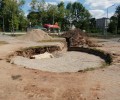 В парке «Текстильщиков» в районе Вышневолоцкая готова площадка для фонтана
