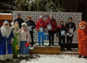 Спортсмены из Вышневолоцкого городского округа заняли призовые места в Новогодней лыжной гонке в городе Удомля