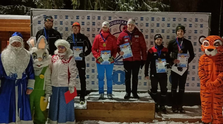 Спортсмены из Вышневолоцкого городского округа заняли призовые места в Новогодней лыжной гонке в городе Удомля