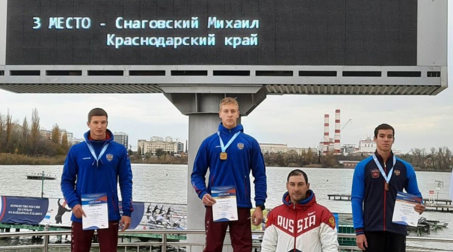 Вышневолоцкие гребцы завоевали две медали первенства России на дистанции 500 метров