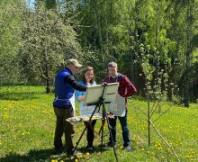 На Академичке в Вышневолоцком городском округе прошёл мастер-класс по живописи
