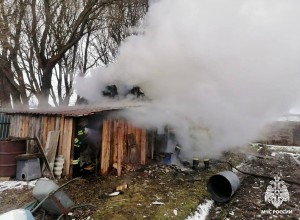 Вчера в Вышнем Волочке произошло возгорание в бане