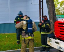 В Вышнем Волочке прошли пожарно-тактическое учения