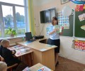 Сотрудники Вышневолоцкой Госавтоинспекции в первый день нового учебного года провели Урок безопасности