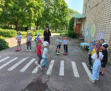 Вышневолоцкая Госавтоинспекция провела мероприятие для ребят из Солнечного детского сада