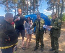 В Вышневолоцком городском округе проходит совместное патрулирование лесов