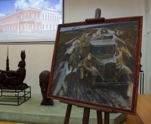 В Вышневолоцком краеведческом музее прошла встреча с художником Олегом Пономаренко