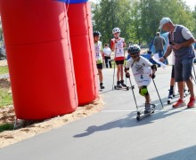 В Вышнем Волочке открылась новая лыжероллерная трасса