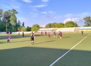 На стадионе Авангард проходят матчи чемпионата Вышневолоцкого городского округа по футболу