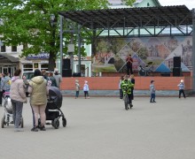 В Венециановском сквере Вышнего Волочка состоялся пятничный вечер