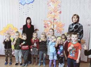 Сотрудник ОГИБДД МО МВД России Вышневолоцкий провел мероприятие с воспитанниками Терелесовского детского сада
