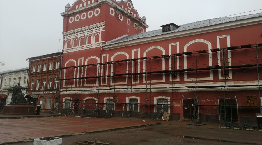 Вышневолоцкий областной драматический театр начали ремонтировать. Видео