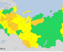 В Тверской области объявлен оранжевый уровень погодной опасности