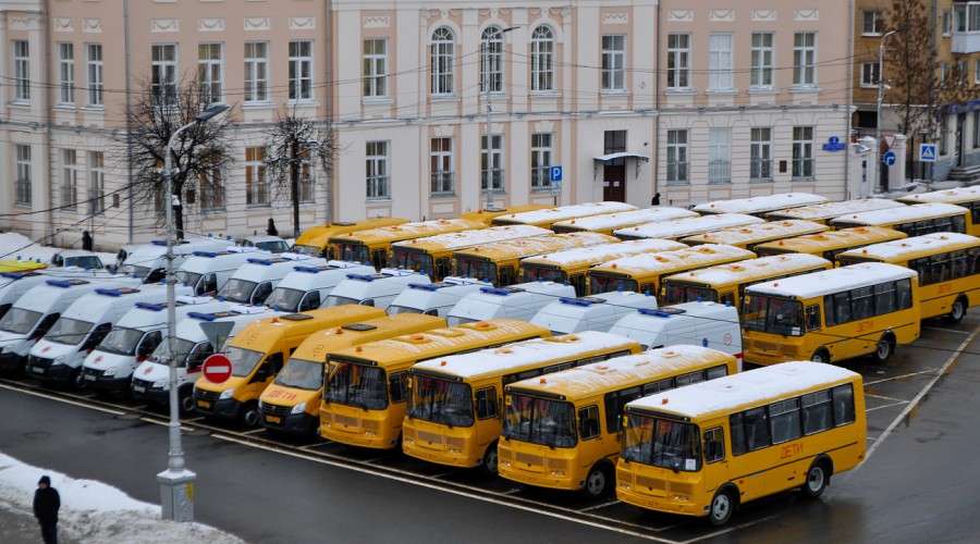 Вышневолоцкий городской округ получил новые школьные автобусы