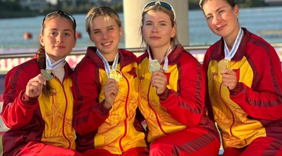 Вышневолочанка Ольга Перепичка в составе К-4 завоевала золота на первенстве России в Краснодаре