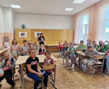 Сотрудники Вышневолоцкой Госавтоинспекции провели занятия в летних лагерях Вышневолоцкого городского округа
