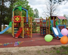 В поселке Борисовский Вышневолоцкого городского округа появилось современное место для игр и отдыха детей