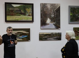 В Вышневолоцком краеведческом музее открылась выставка живописи Владимира Баженова и Игоря Григорьева