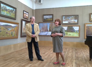 В Вышнем Волочке открылась выставка живописи Бориса Петренко 